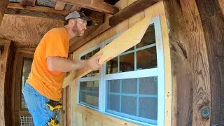 Old Cabin Remodel Part 11: New Siding for an Old Porch