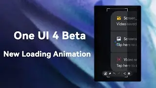 One UI 4 Beta introduces new Loading Animation😋😋😋 | Samsung | Android 12 | SammyFans 