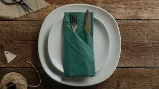 Napkins Folded  setbag - Paper Napkins Fold Easy - Wedding - Table Decorations