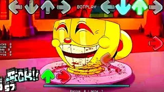 fnf Mugman dies in Friday Night Funkin.....