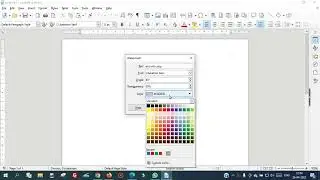 how to add watermark in libre office writer