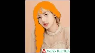 Blackpink lisa as orangehead🍊😍|ibispaint|Requested 