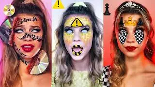 Makeup Inspired by Emojis | TikTok Emoji Makeup Challenge