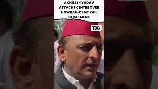 #watch | Akhilesh Yadav Mocks Govt's 'Record-Making' Amid Train Accidents #viral #shorts