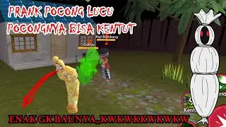 POCONG PRANK FUNNY WORKS TO FOLLOW PEOPLE - Simulator Pocong Vs Bocil 3D