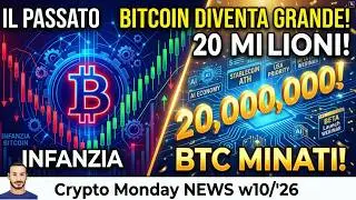TODAY ends BITCOIN'S CHILDHOOD 🥳 Crypto Monday NEWS w10/'26
