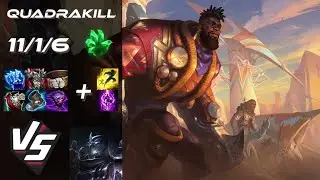 TOP K'Sante vs Shen [QUADRAKILL] - EU Grandmaster Patch 14.17