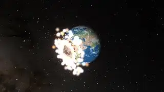What if the moon crashed into Côte d'Ivoire?