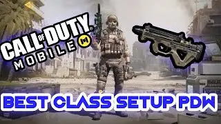 BEST CLASS SETUP IN COD MOBILE?! PDW Call of Duty Mobile Gameplay