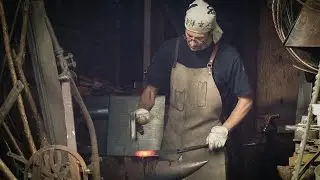 TLDW #1 - Full Process: Forging a Shear Steel Tanto Blade - Historical Knife Making