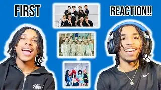 REACTING To KPOP for the FIRST TIME!!😱🔥 | (BLACKPINK, Stray Kids, SEVENTEEN, &TEAM)