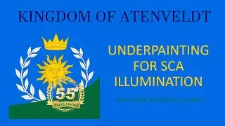 Underpainting historical usage and application for SCA illumination with Doña Perin de la Serena