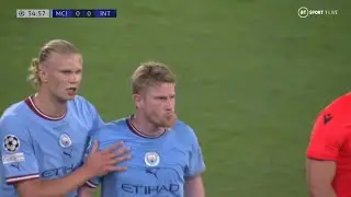 De Bruyne INJURY Vs Inter Milan