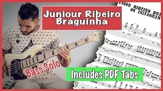 Junior Braguinha - Crazy Bass Solo Cover With Tab
