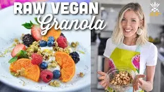 Easy Raw Vegan Granola Recipe | Gluten-free, Plant-based