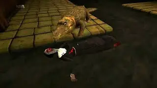evil nun’s crocodile is getting crazy...