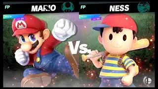Super Smash Bros Ultimate Amiibo Fights – vs the World #10 Mario vs Ness