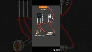 Photo Resistor Base (LDR) Led ON OFF Working