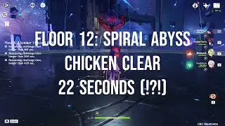 SPIRAL ABYSS HIGHLIGHT : 22 SECONDS ON JADEPLUM