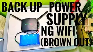 Backup Power Supply ng Wifi kapag Brown Out