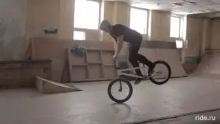 Нолли 360 на плоскаче на BMX (Nollie 360 flat BMX)