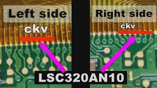 Panel repair CKV cut and blocked remove.#Ismail TV Repair