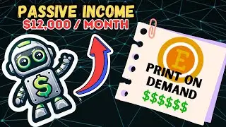 How to Earn Passive Income with AI Print on Demand
