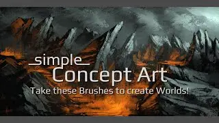 Concept Art Tutorial - Conceptual Art Painting Brushes
