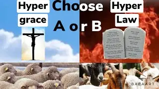 You’re either hyper grace or hyper law
