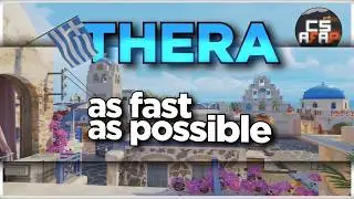 THERA as fast as possible (smokes, flashes, jumps, nades, utility) | CS2 afap
