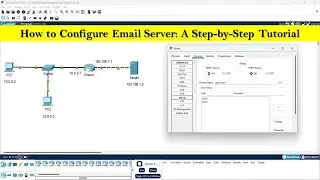 How to configure Email Server | Email Server configuration step by step in cisco packet tracer