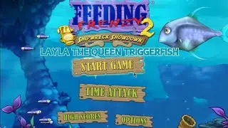 Feeding Frenzy 2 (Shipwreck Showdown) - Layla the Queen Triggerfish
