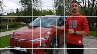 Обзор Hyundai Kona Electric 64кВт. 2020 модельного года .