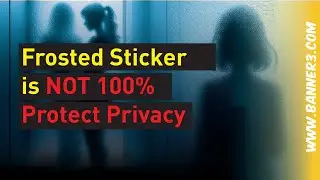 DID YOU KNOW : Frosted Sticker Not 100% Protect Privacy #malaysia #interiordesign #frostedglass
