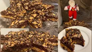 Быстрый и вкусный торт«Сникерс»/Quick and delicious cake 