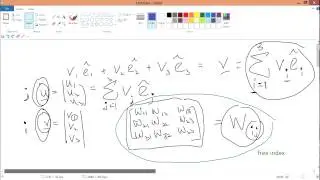 l1v4   Definition of Indicial Notation, free index and dummy index