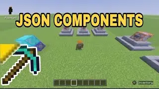 All Json Components in Minecraft Bedrock Editions  |  Command Block Tutorial 