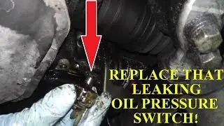Oil Pressure Switch Replacement with Basic Hand Tools 1080HD