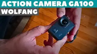 WOLFANG Action Camera GA100 with 32GB microSDXC Memory Card 4K 30FPS 20MP Underwater Waterproof 40M