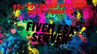How to change starting money FIVEM