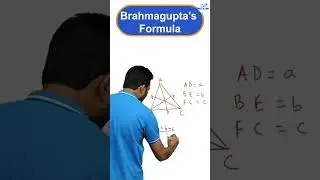 🤔How to Find the Area of Triangle if Length of Three Medians are Given? | Brahmagupta's Formula |