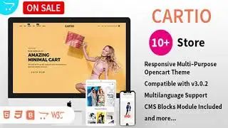 Cartio - Multi-Purpose Responsive Opencart Theme | Themeforest Website Templates and Themes