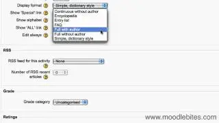 Moodle 2 Glossary