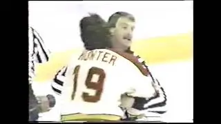 Duane Sutter vs Tim Hunter Feb. 27/1985