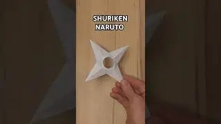 NARUTO ORIGAMI SHURIKEN NINJA STAR - ( How To Make a Paper Ninja Star ) #diy #paperart