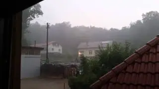 Unwetter mit Hagel 23 07 2015