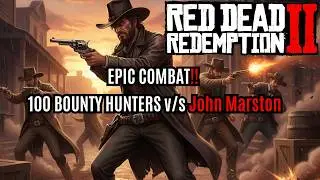 Can 100 BOUNTY HUNTERS Take Down John Marston?