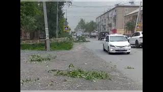 Уральский ураган в Арамиле, Свердловская область. 25 мая 2020 года