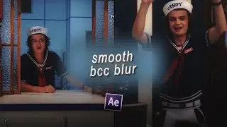 smooth bcc lens blur obs ; after effects