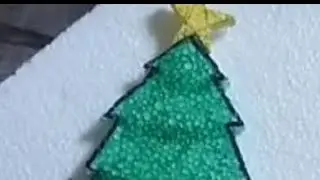 How to make thermocol🌲 Christmas tree// thermocol craft//Christmas tree making